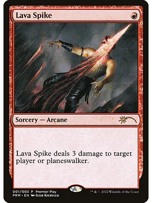 Lava Spike | Inglés | NM | PPRO