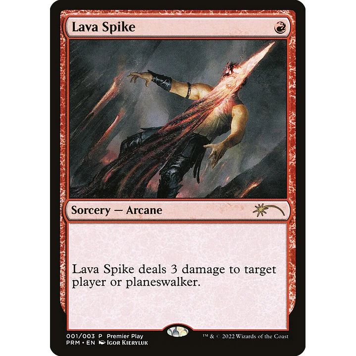 Lava Spike | Inglés | NM | PPRO 1
