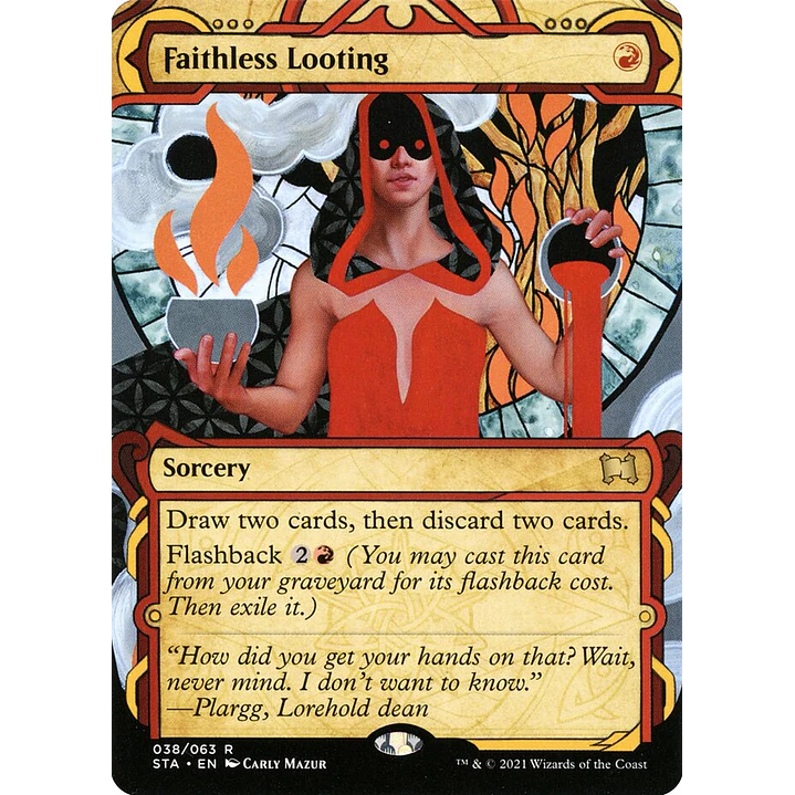 Faithless Looting (Showcase) | Español | NM | STA 1