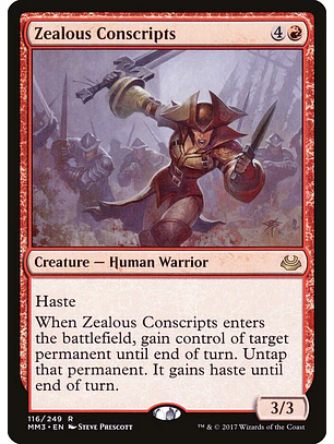 Zealous Conscripts | Inglés | NM | MM3