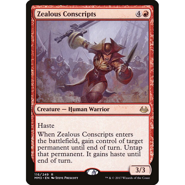 Zealous Conscripts | Inglés | NM | MM3 1