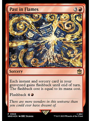 Past in Flames (foil) | Inglés | NM | WHO