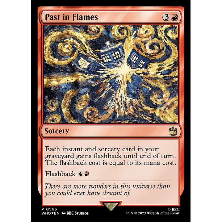 Past in Flames (foil) | Inglés | NM | WHO 1