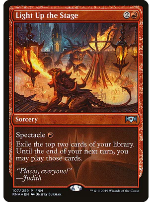 Light Up the Stage (foil) | Español | NM | PRNA