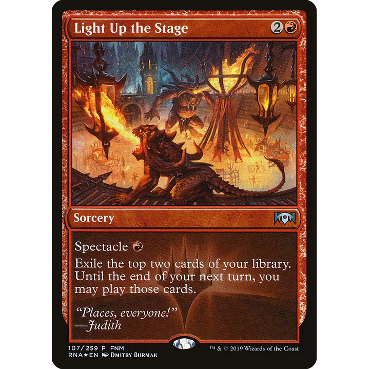 Light Up the Stage (foil) | Español | NM | PRNA 1