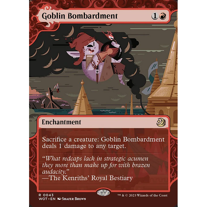 Goblin Bombardment (Showcase) | Español | NM | WOT 1