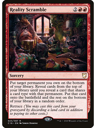 Reality Scramble | Español | NM | C18