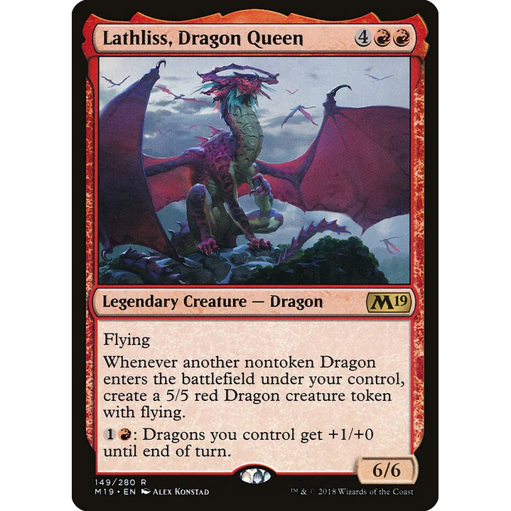 Lathliss, Dragon Queen | Español | NM | M19 1