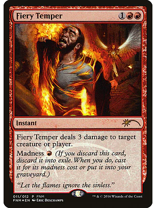 Fiery Temper (foil) | Español | NM | F16