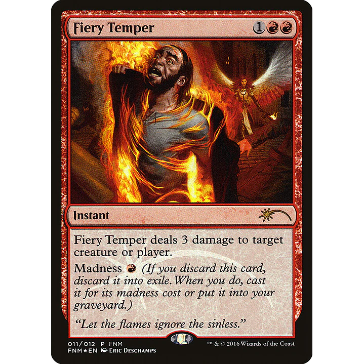 Fiery Temper (foil) | Español | NM | F16 1