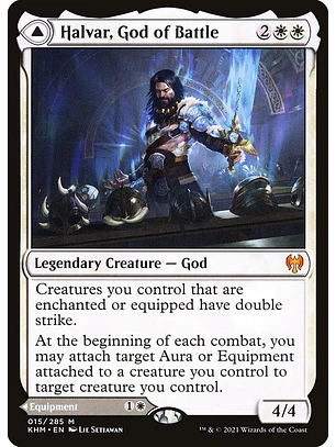 Halvar, God of Battle // Sword of the Realms | Español | NM | KHM