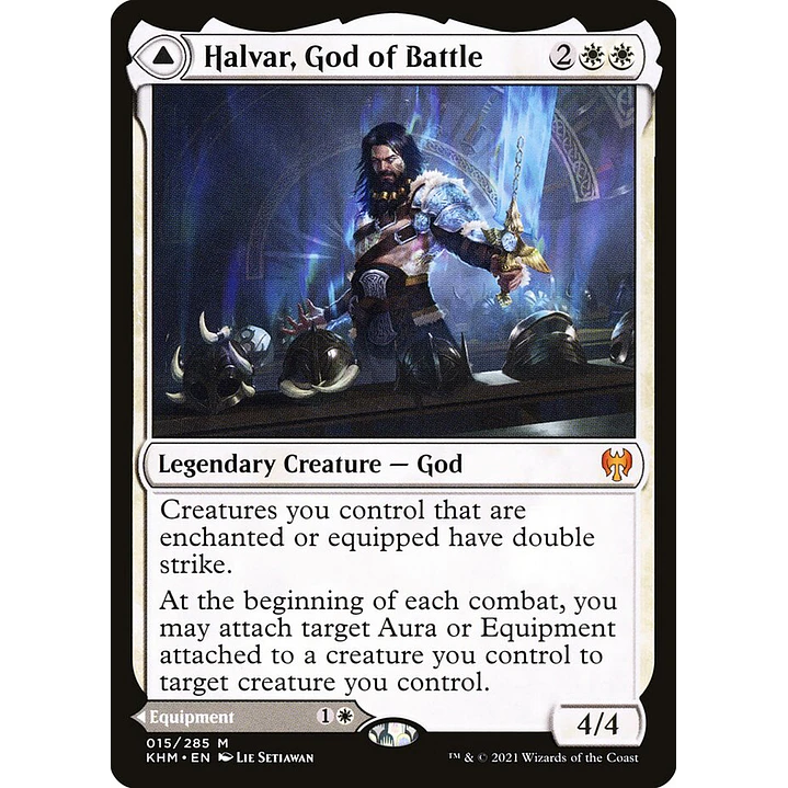 Halvar, God of Battle // Sword of the Realms | Español | NM | KHM 1