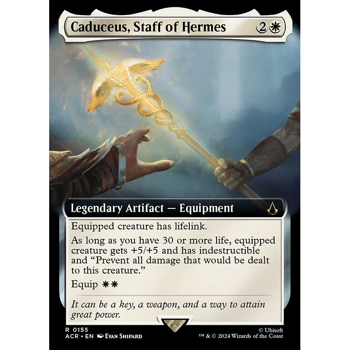 Caduceus, Staff of Hermes (Extended Art) | Inglés | NM | ACR 1