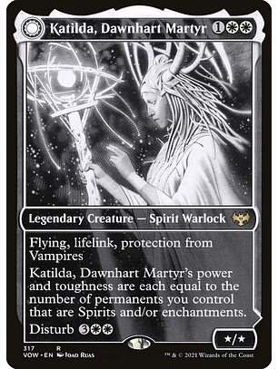 Katilda, Dawnhart Martyr // Katilda's Rising Dawn (Showcase foil) | Inglés | NM | VOW