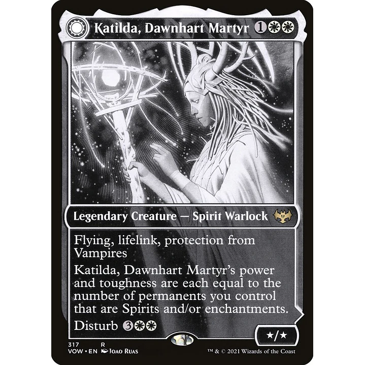 Katilda, Dawnhart Martyr // Katilda's Rising Dawn (Showcase foil) | Inglés | NM | VOW 1
