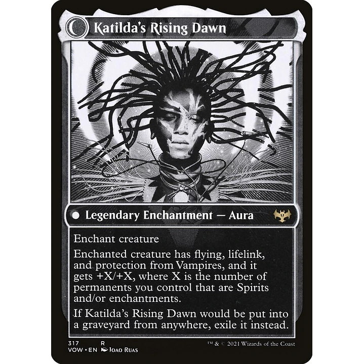 Katilda, Dawnhart Martyr // Katilda's Rising Dawn (Showcase foil) | Inglés | NM | VOW 2