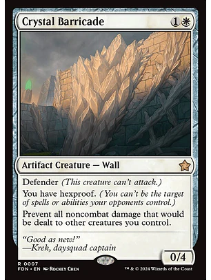 Crystal Barricade | Inglés | NM | FDN