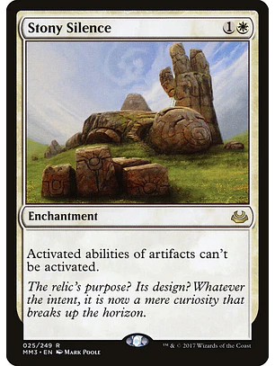 Stony Silence | Inglés | NM | MM3