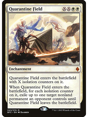 Quarantine Field | Inglés | NM | BFZ