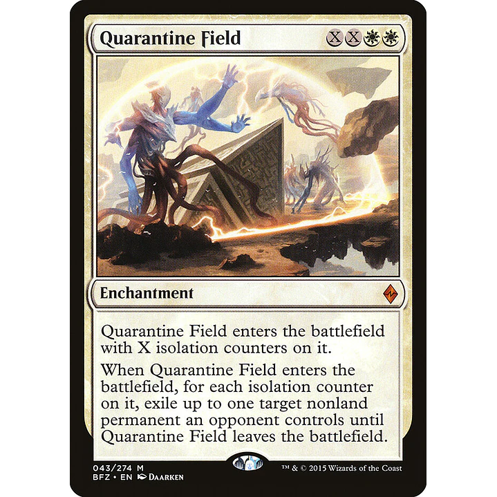 Quarantine Field | Inglés | NM | BFZ 1