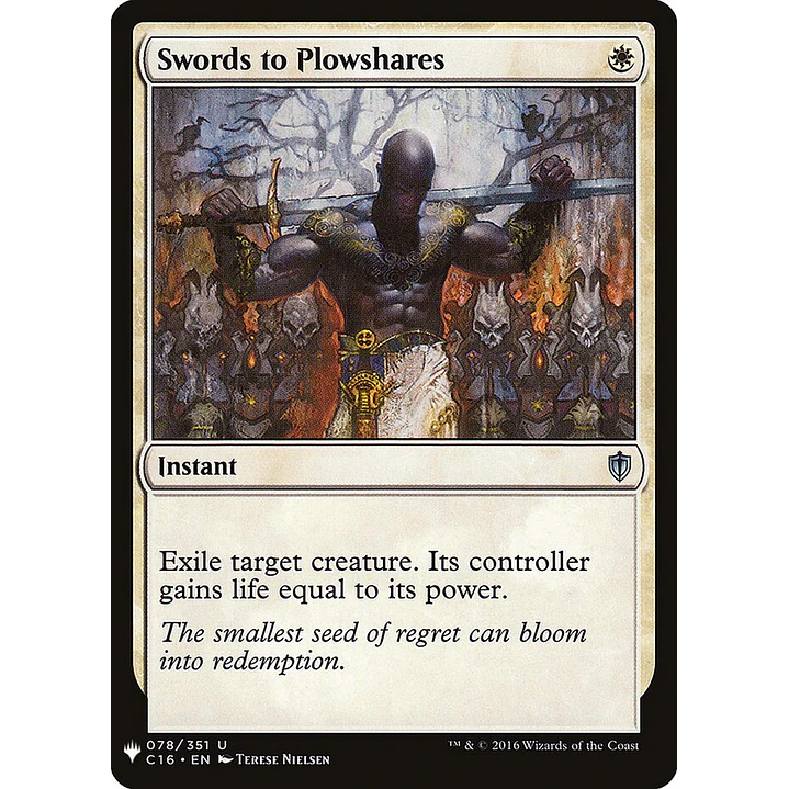Swords to Plowshares | Inglés | NM | PLST 1