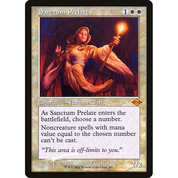 Sanctum Prelate (Retro Frame foil) | Español | NM | MH2 1