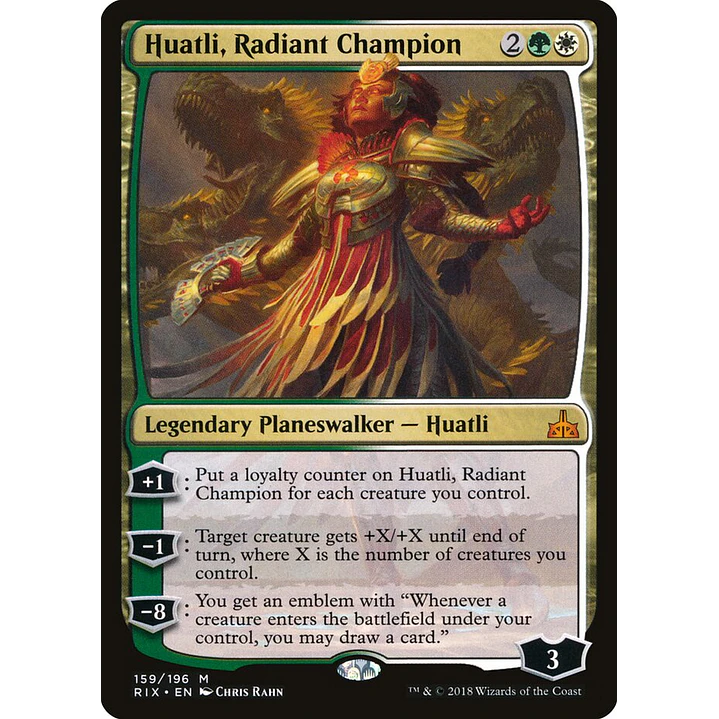 Huatli, Radiant Champion | Inglés | NM | RIX 1