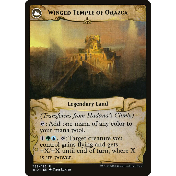 Hadana's Climb // Winged Temple of Orazca | Inglés | NM | RIX 2