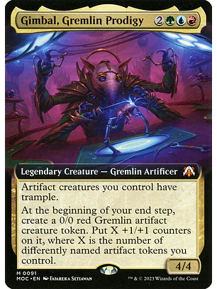 Gimbal, Gremlin Prodigy (Extended Art) | Inglés | NM | MOC