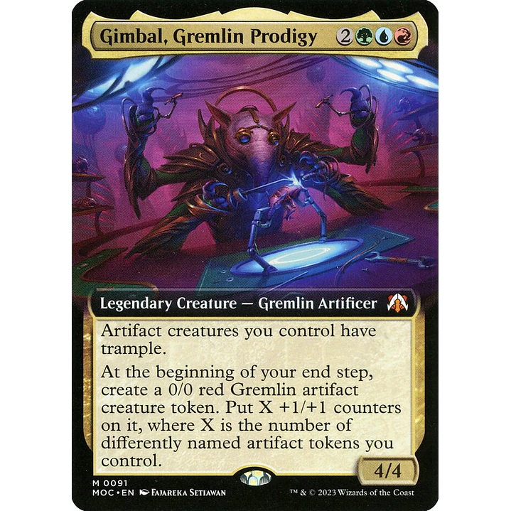 Gimbal, Gremlin Prodigy (Extended Art) | Inglés | NM | MOC 1