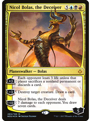 Nicol Bolas, the Deceiver (foil) | Inglés | NM | HOU