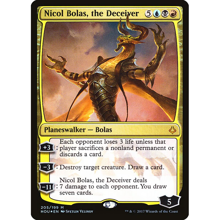 Nicol Bolas, the Deceiver (foil) | Inglés | NM | HOU 1