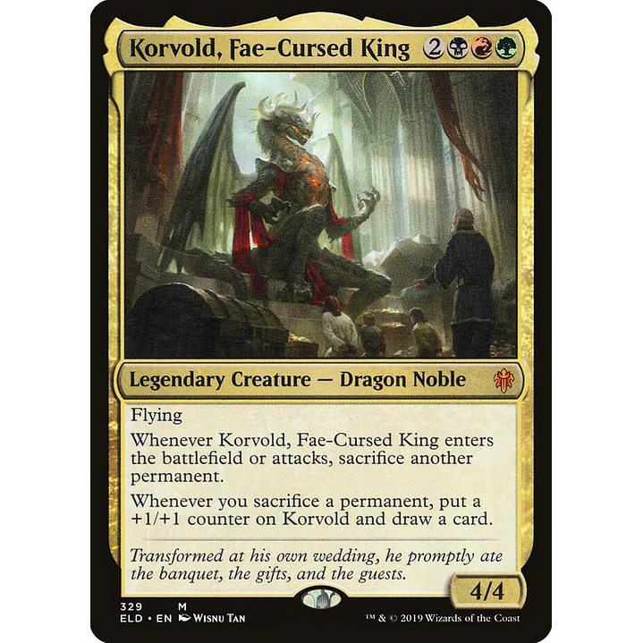 Korvold, Fae-Cursed King | Inglés | NM | ELD 1