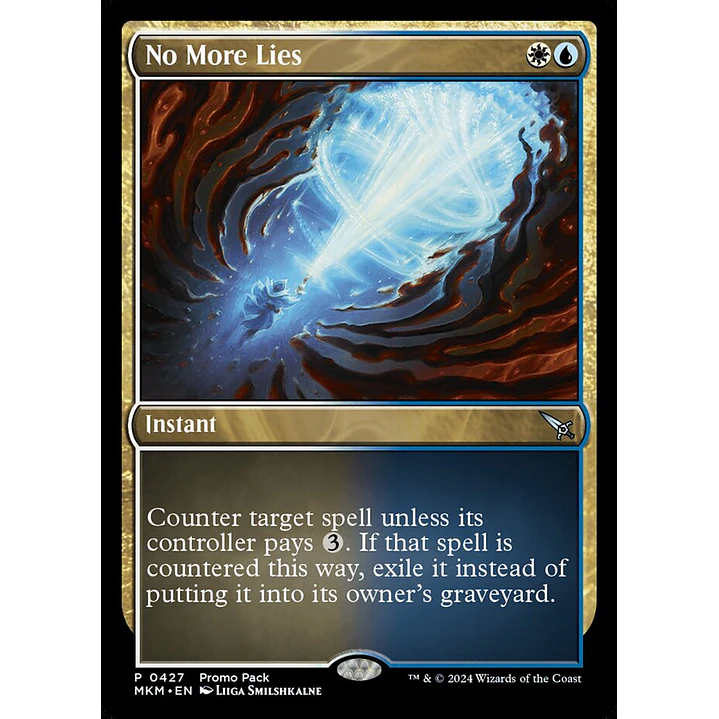 No More Lies | Español | NM | MKM 1