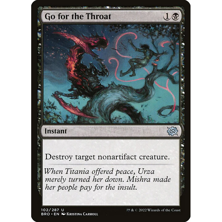 Go for the Throat | Inglés | NM | BRO 1