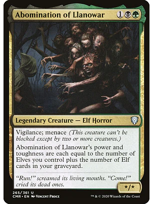 Abomination of Llanowar | Español | NM | CMR
