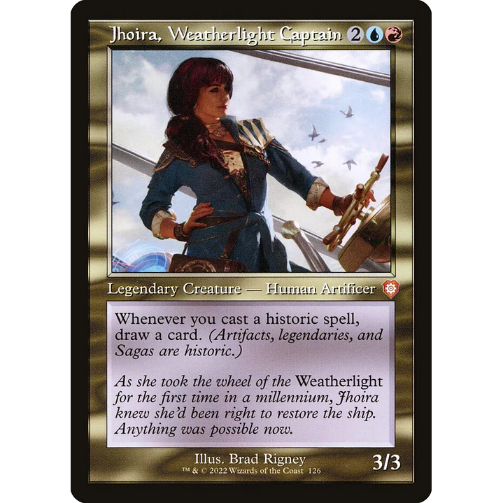 Jhoira, Weatherlight Captain (Retro Frame) | Español | NM | BRC 1