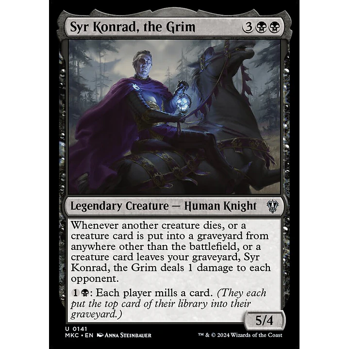 Syr Konrad, the Grim | Inglés | NM | MKC 1