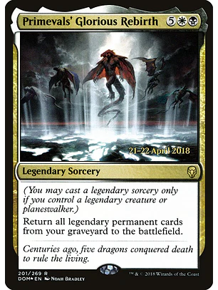 Primevals' Glorious Rebirth (Launch foil) | Español | NM | PDOM