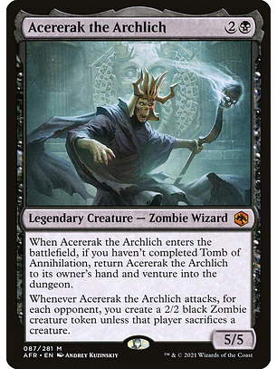 Acererak the Archlich | Inglés | NM | AFR