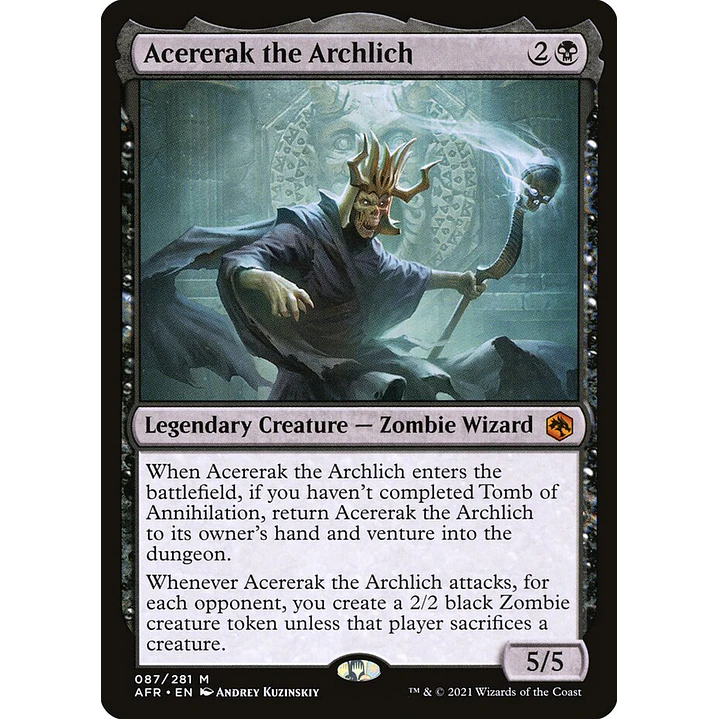 Acererak the Archlich | Inglés | NM | AFR 1