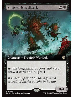 Sinister Gnarlbark (Extended Art) | Inglés | NM | ECC