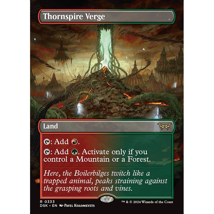 Thornspire Verge (Borderless) | Inglés | NM | DSK 1