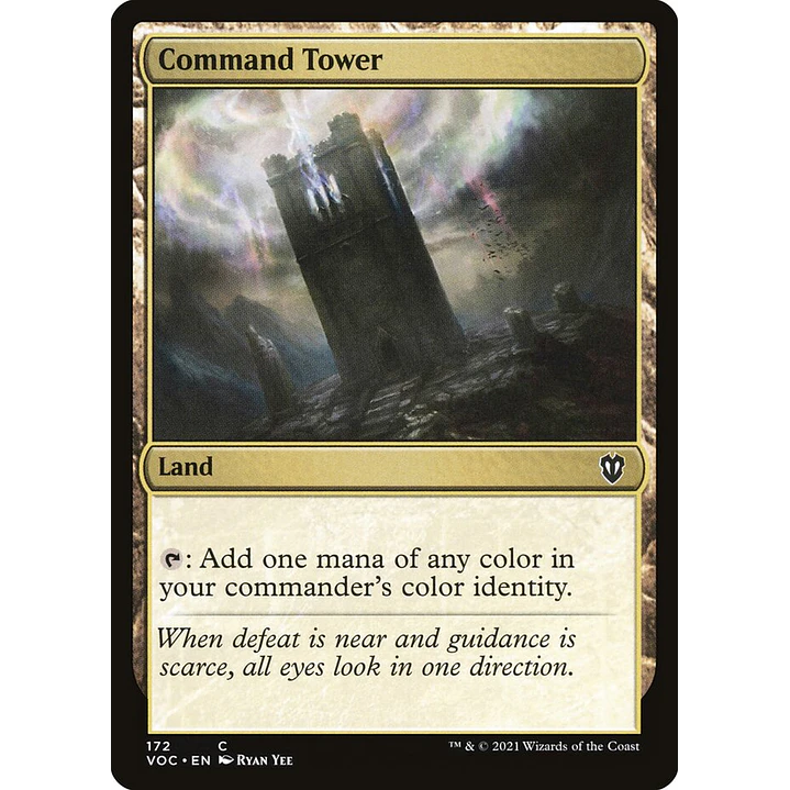 Command Tower | Inglés | NM | VOC 1