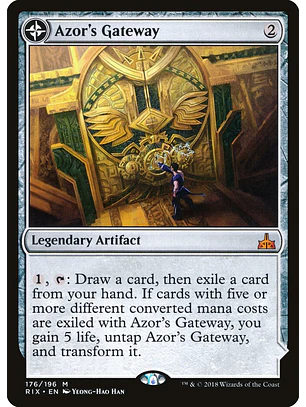 Azor's Gateway // Sanctum of the Sun (foil) | Español | NM | RIX