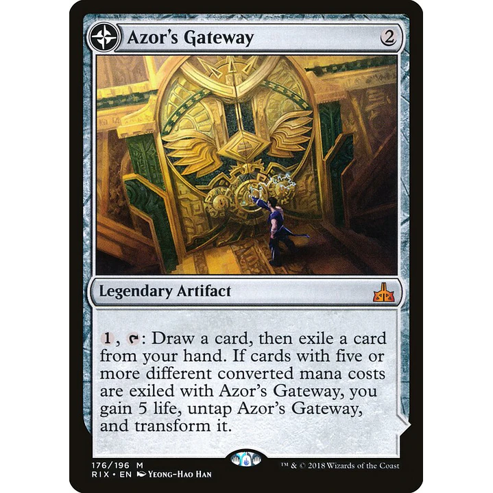 Azor's Gateway // Sanctum of the Sun (foil) | Español | NM | RIX 1