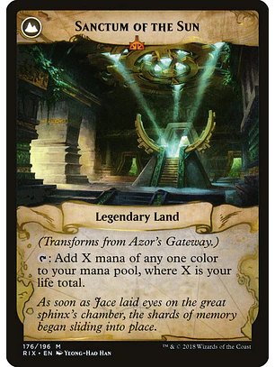 Azor's Gateway // Sanctum of the Sun (foil) | Español | NM | RIX