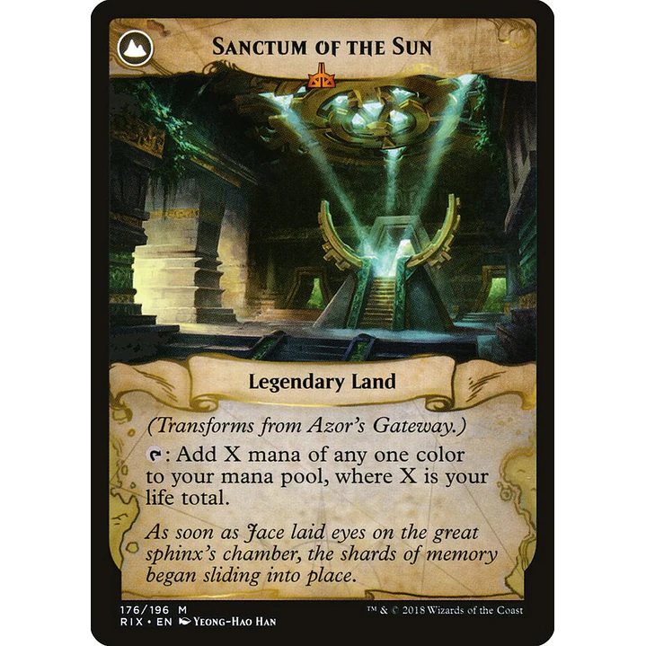 Azor's Gateway // Sanctum of the Sun (foil) | Español | NM | RIX 2