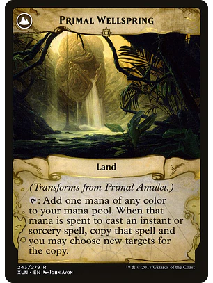Primal Amulet // Primal Wellspring | Español | NM | XLN