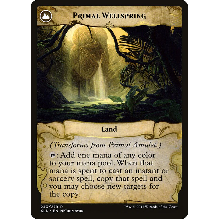 Primal Amulet // Primal Wellspring | Español | NM | XLN 2